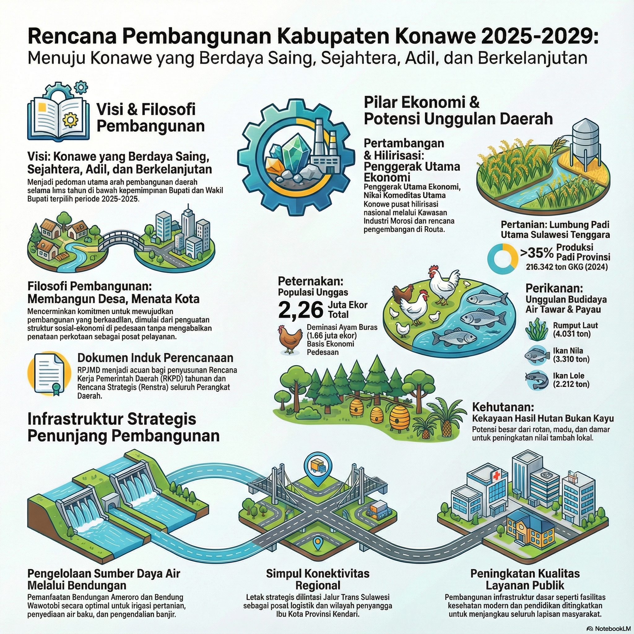 Pembangunan Jangka Menengah Daerah (RPJMD) Kabupaten Konawe untuk periode 2025–2029